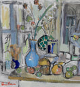 Load image into Gallery viewer, Vintage Art Room Original Still Life Oil Painting from Sweden