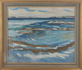 Load image into Gallery viewer, Vintage Art Room Original Coastal Oil Painting Sweden