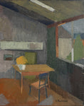 Load image into Gallery viewer, Vintage Art Room Original Artist Atelier Painting from Sweden