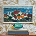 Load image into Gallery viewer, Mid Century Original Coastal Oil Painting From Sweden