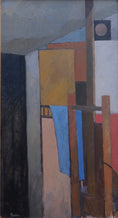 Load image into Gallery viewer, Vintage Art Room Original Artist Atelier Painting from Sweden