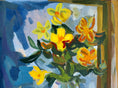 Load image into Gallery viewer, Colorful Mid Century Original Still Life Oil Painting From Sweden