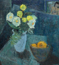 Load image into Gallery viewer, Vintage Mid Century Interior Oil Painting From Sweden by J Bören