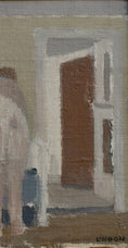 Load image into Gallery viewer, Swedish Vintage Figure in Interior Oil Painting From Sweden
