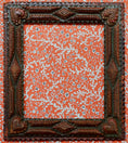 Load image into Gallery viewer, Vintage Art Room Tramp Art Frame with Hearts