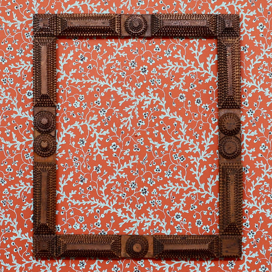 Vintage Art Tramp Art Frame