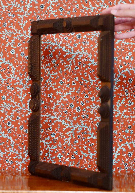 Vintage Art Tramp Art Frame