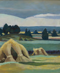 Load image into Gallery viewer, Vintage Mid Century Original Landscape Oil Painting From Sweden
