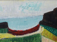 Load image into Gallery viewer, Mid Century Original Coastal Oil Painting From Sweden