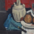 Load image into Gallery viewer, Vintage Art Room Mid Century Original Still Life Oil Painting from Sweden