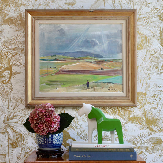 Vintage Original Landscape Oil Painting By H Ripa From Sweden