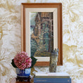 Load image into Gallery viewer, Original Vintage Art Harbor Oil Painting From Sweden