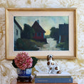 Load image into Gallery viewer, Mid Century Original Landscape Oil Painting From Sweden