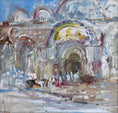 Load image into Gallery viewer, Vintage Art Original Oil Painting of Venice From Sweden