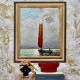 Load image into Gallery viewer, Mid Century Original Oil Painting From Sweden by K Normann