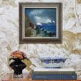 Load image into Gallery viewer, Vintage Mid Century Seascape Oil Painting From Sweden by L Herder