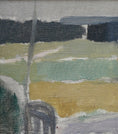Load image into Gallery viewer, Striking Mid Century Abstract Landscape Oil Painting