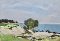 Load image into Gallery viewer, Mid Century Original Landscape Oil Painting From Sweden