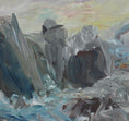 Load image into Gallery viewer, Vintage Art Mid Century Original Coastal Oil Painting From Sweden