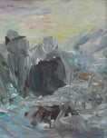 Load image into Gallery viewer, Vintage Art Mid Century Original Coastal Oil Painting From Sweden