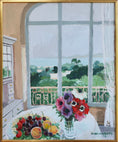 Load image into Gallery viewer, Vintage Art Mid Century Interior Scene From Sweden 1977