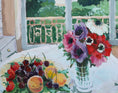 Load image into Gallery viewer, Vintage Art Mid Century Interior Scene From Sweden 1977