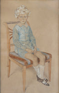 Load image into Gallery viewer, Vintage Art Room Mid Century Portrait Sweden