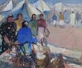 Load image into Gallery viewer, Mid Century Vintage Oil Painting From Sweden by A Hamborn