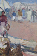 Load image into Gallery viewer, Mid Century Vintage Oil Painting From Sweden by A Hamborn