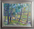 Load image into Gallery viewer, Vintage Art Room Original Landscape Oil Painting from Sweden