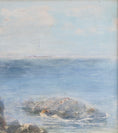 Load image into Gallery viewer, Mid Century Original Coastal Oil Painting From Sweden