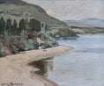 Load image into Gallery viewer, Mid Century Original Landscape Oil Painting From Sweden
