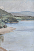 Load image into Gallery viewer, Mid Century Original Landscape Oil Painting From Sweden