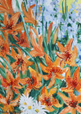 Load image into Gallery viewer, Original Flora Painting Vintage Mid Century Sweden