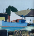 Load image into Gallery viewer, Vintage Art Room Mid Century Original Oil Painting from Sweden