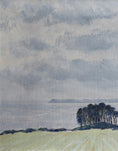 Load image into Gallery viewer, Mid Century Vintage Original Coastal Oil Painting From Sweden