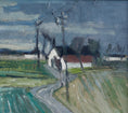 Load image into Gallery viewer, Vintage Farmhouse Oil Painting From Sweden by J Bören