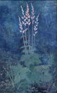 Load image into Gallery viewer, Vintage Mid Century Garden Floral Oil Painting From Sweden
