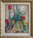 Load image into Gallery viewer, Vintage Mid Century Still Life of Tulips From Sweden