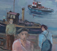 Load image into Gallery viewer, Vintage Art Room Mid Century Original Oil Painting from Sweden