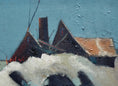 Load image into Gallery viewer, Mid Century Original Oil Painting From Sweden by K Christensen