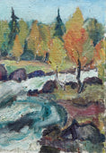 Load image into Gallery viewer, Swedish Vintage Landscape Oil Painting From Sweden