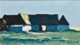 Load image into Gallery viewer, Original Vintage Mid Century Farmhouse Oil Painting Sweden