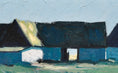 Load image into Gallery viewer, Original Vintage Mid Century Farmhouse Oil Painting Sweden
