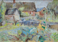 Load image into Gallery viewer, Vintage Farmhouse Oil Painting From Sweden by J Bören