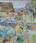 Load image into Gallery viewer, Vintage Farmhouse Oil Painting From Sweden by J Bören