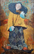 Load image into Gallery viewer, Original Mid Century Clown Painting From Sweden