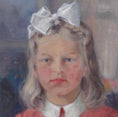 Load image into Gallery viewer, Vintage Art Room Girl's Portrait Sweden 1946