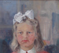Load image into Gallery viewer, Vintage Art Room Girl's Portrait Sweden 1946