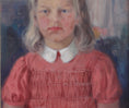 Load image into Gallery viewer, Vintage Art Room Girl's Portrait Sweden 1946
